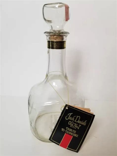 Vintage Jack Daniels Old No Tribute Tennessee Whiskey Decanter Bottle