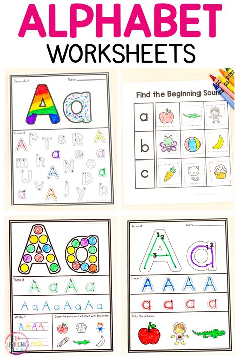 Alphabet Worksheets Worksheets Library