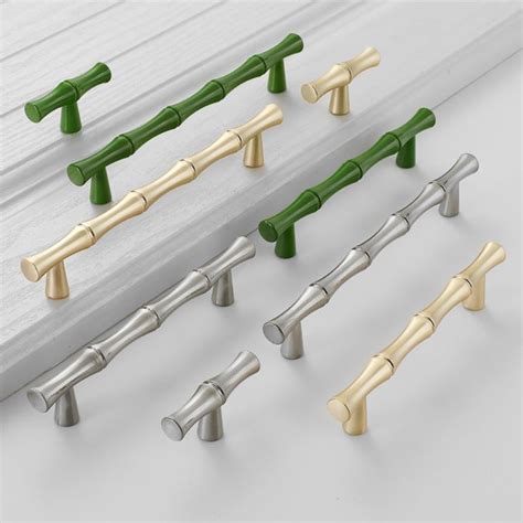 LIKANTA Single Hole Drawer Pulls Dual Hole Zinc Alloy Drawer Knobs