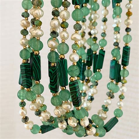 Green Beaded Necklace