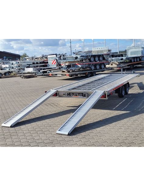 TEMARED CARPLATFORM 5121 ALU Twin Axis Car Transporter GVW 2700kg