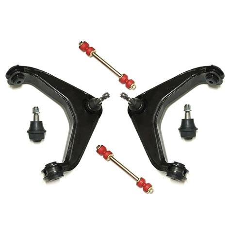 6 Pc Suspension Kit Sway Bar Links Upper Control Arms Lower Ball Joints Fits Select 1999 2010