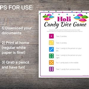 Holi 12-game MEGA BUNDLE, Fun Holi Activities for Holi Festival ...