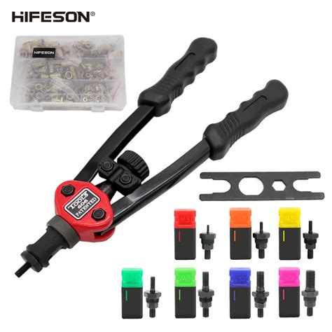 Hifeson Kit Pince Riveter Manuelle Pour Rivets Filet S