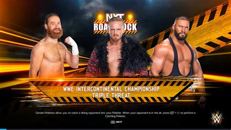 Ilja Dragunov VS Sami Zayn VS Bron Breakker Triple Threat