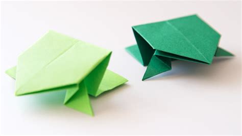 How To Make Easy Origami Jumping Frogs Marion Salls1990