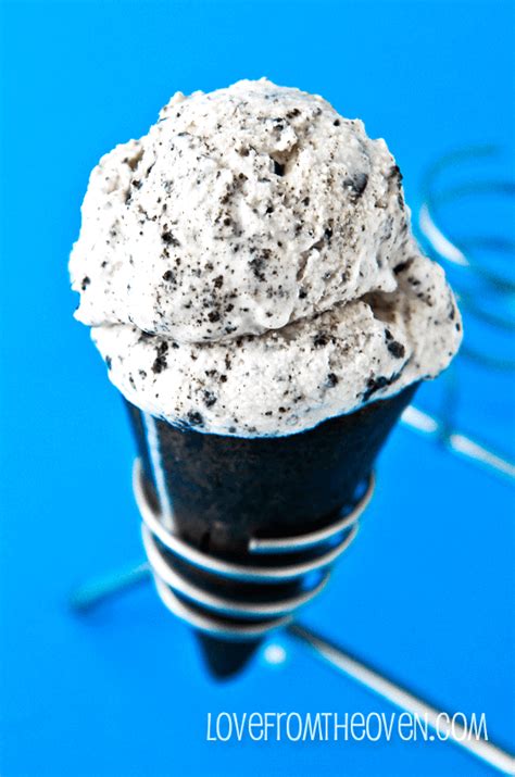 Chocolate Chip Cookie Ice Cream Cones • Love From The Oven