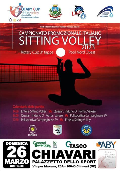 Rotary Cup Sitting Volley 3 Tappa A Chiavari FIPAV LIGURIA LEVANTE