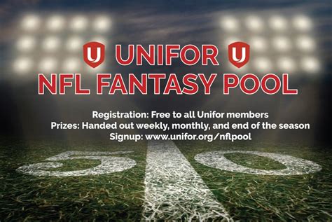 Office Pools? NFL Football? – Unifor 707