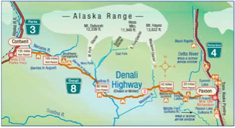 Towns South Of Denali National Park