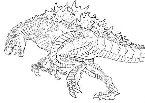 Desenho De Godzilla - 57 Desenhos do Filme Godzilla para Imprimir e Colorir