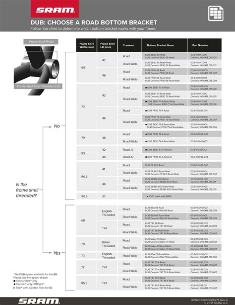 ø29 SRAM DUB Road Krankbokse Krankbokse og lejer Reservedele