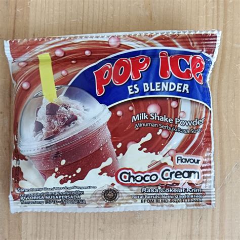 Jual Pop Ice 1 Bungkus Pop Ice Coklat Cream Cheese Permen Karet Taro