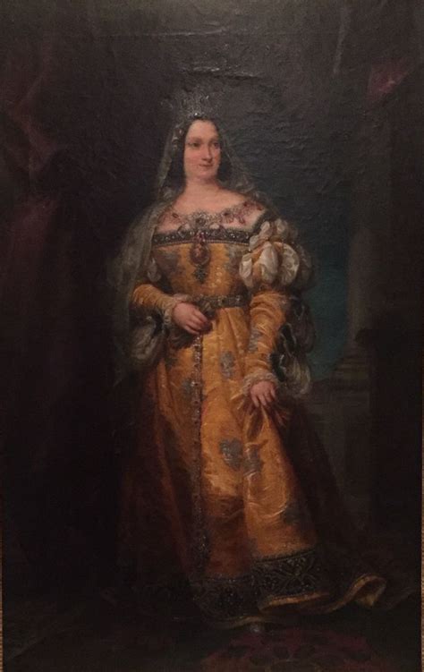 Maria Christina Of The Two Sicilies As Isabella The Catholic By V