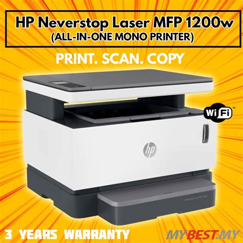 HP Neverstop Laser MFP 1200w