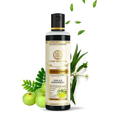 Buy Khadi Natural Amla Bhringraj Shampoo Cleanser For Controlling