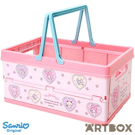 Buy Sanrio My Melody Foldable Storage Crate With Handle At Artbox