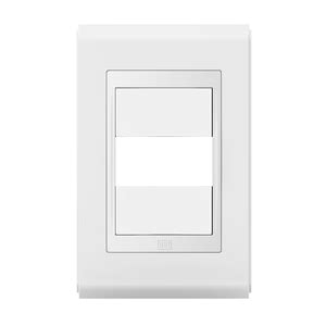 Placa 1 Módulo Suporte 4x2 Refinatto Branco Acetinado Branco