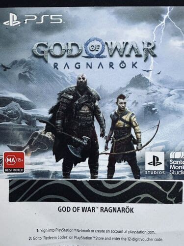 God Of War Ragnarok Full Game Digital Code Voucher For Sony Playstation 5 Ps5 711719408895 Ebay