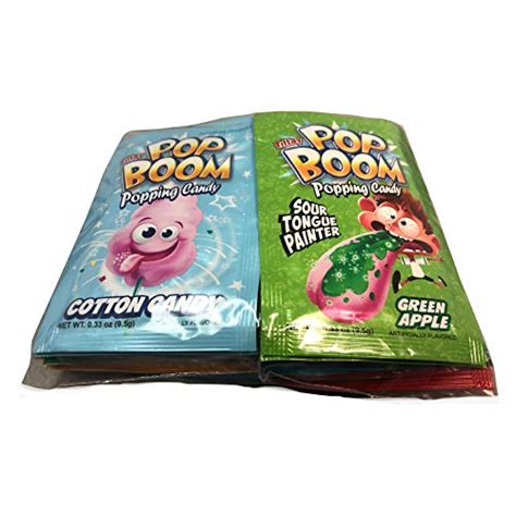 Tiltay Pop Boom Popping Candy 10 Flavor Assortment Strawberry