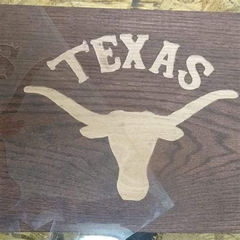 Lone Star State Texas Longhorn Bull Stencil for Painting on Wood ...