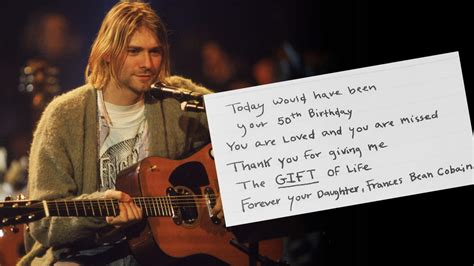 Frances Cobain Writes Sweet Note To Dad Kurt Cobain On His 50th