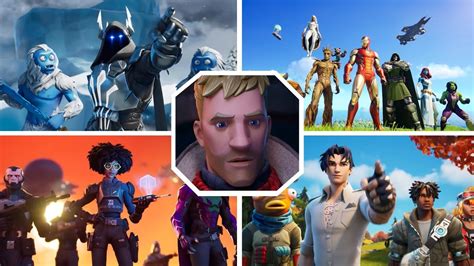 All Fortnite Unseen Cinematic Trailers Fortnite Secret Shorts