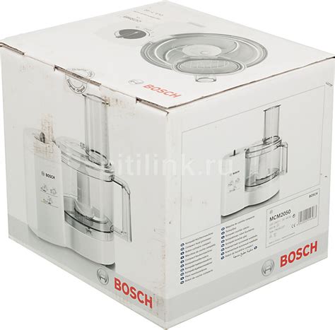 Кухонный комбайн Bosch MCM2050, белый - купить в Ситилинк | 584911