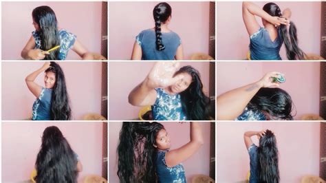 Heavy Hair Oiling Challenge Head Massage And Combing Self Youtube