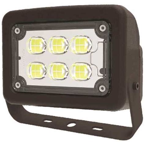 Halco Flfs123cctuyk 10340 120 Volt To 277 Volt Yoke Line Voltage Bronze Outdoor Integrated Led