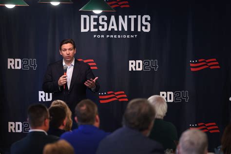 Ron Desantis A Livr Des Nouvelles Qui Donnent R Fl Chir Quelques