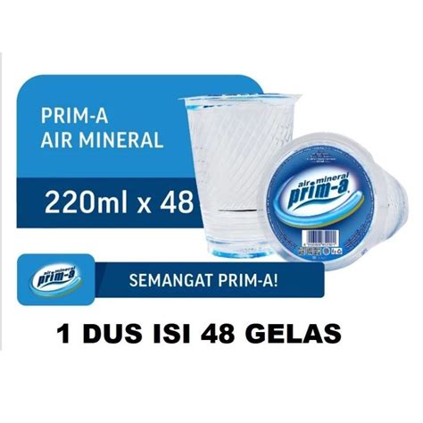 Jual Air Mineral Prima 220ml Prima Gelas 220ml X 48 Cup KARTON