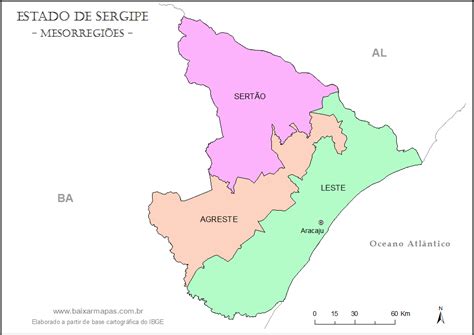 Mapas De Sergipe MapasBlog