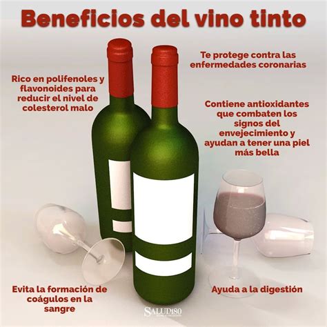 Cuáles son los beneficios del vino tinto para la salud Beneficios