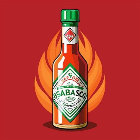 Premium Vector Tabasco Sauce Spicy And Flavorful Hot Sauce