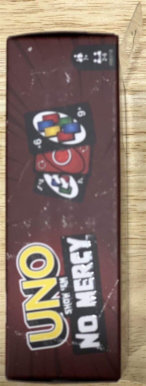 Mattel UNO Show Em No Mercy Card Game 194735220809 EBay