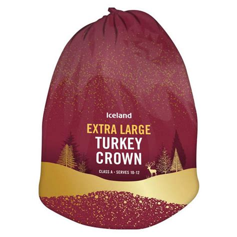 Iceland Class A Extra Large Fresh Turkey Crown 2.8kg | Chicken & Turkey | Iceland Foods