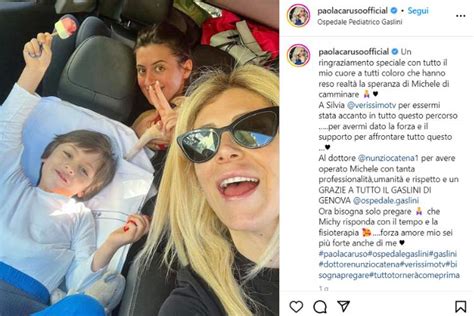 Paola Caruso E Il Dramma Del Figlio Forza Amore Mio NewsSalute It