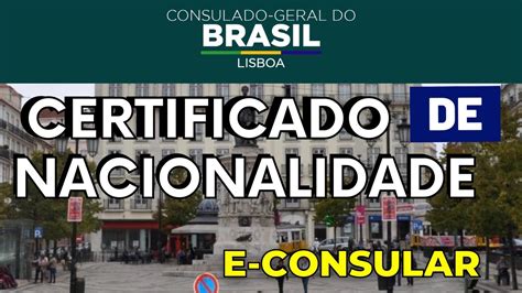 Certificado De Nacionalidade YouTube