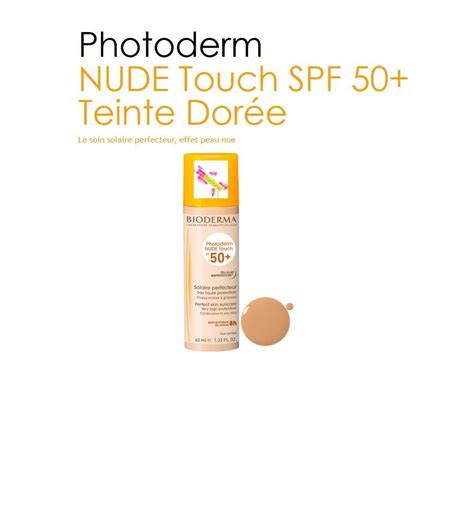 Photoderm Nude Touch Soin Solaire Spf Perfecteur Bioderma Teint