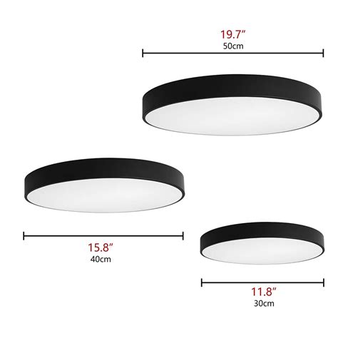 Modern Simple Round Led Full Spectrum Ceiling Light For Bedroom Living