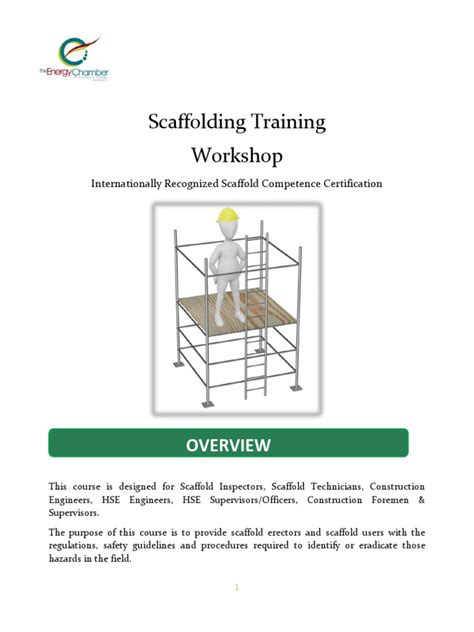 Scaffolding Training Course Overview | PDF