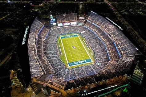 Aerial View of Lincoln Financial Field Monday Night Football Editorial ...