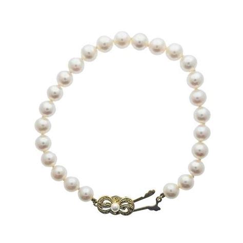 Mikimoto 18k Gold Pearl Bead Bracelet sold at auction on 24th January ...