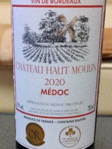 Ch Teau Haut Moulin M Doc Vivino Us