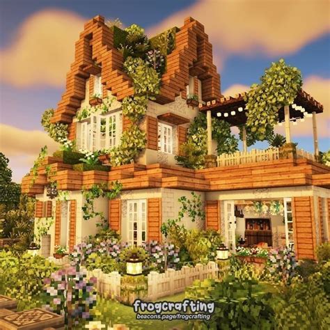 Discover The Beauty Of Cottagecore Minecraft House Edition In 2023 Minecraft Houses