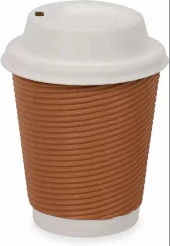 225 ML RIPPLE GLASS WITH LID At Rs 2 05 Piece PRAKRITII DISPOSABLE