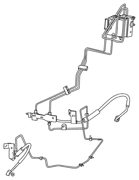 Dodge Ram 1500 Tube Brake Secondary Rwal To Junction 52010234ad Libertyville Il