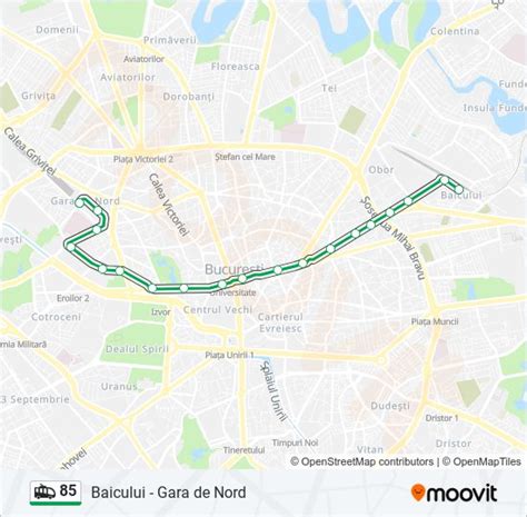 85 Route Schedules Stops Maps BaiculuiGara De Nord Updated