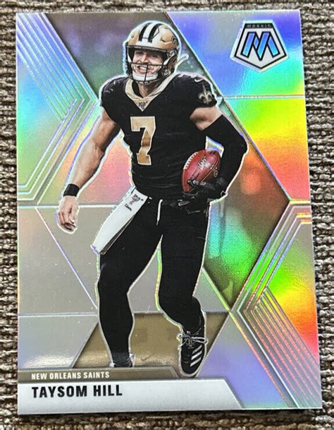 Panini Mosaic Silver Prizm Taysom Hill New Orleans Saints Card